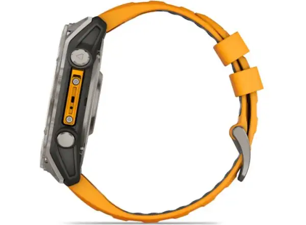 Garmin fenix 8 - 51 mm AMOLED Sapphire smartwatche Titanium Orange/Graphite
