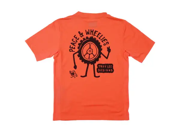 Troy Lee Designs Skyline Ride Tee dziecięca koszulka z krótkim rękawem P&W Melon
