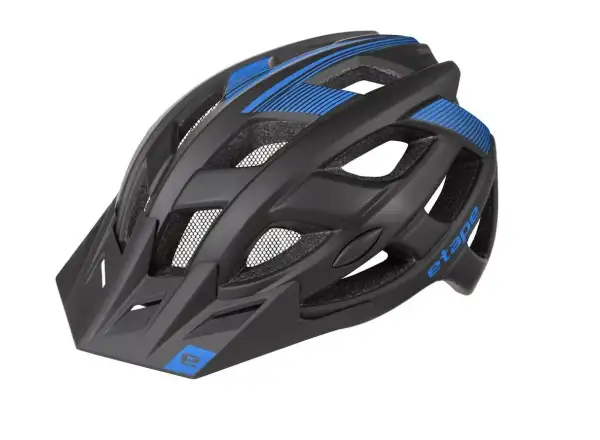 Etape Escape kask rowerowy czarny/niebieski matowy