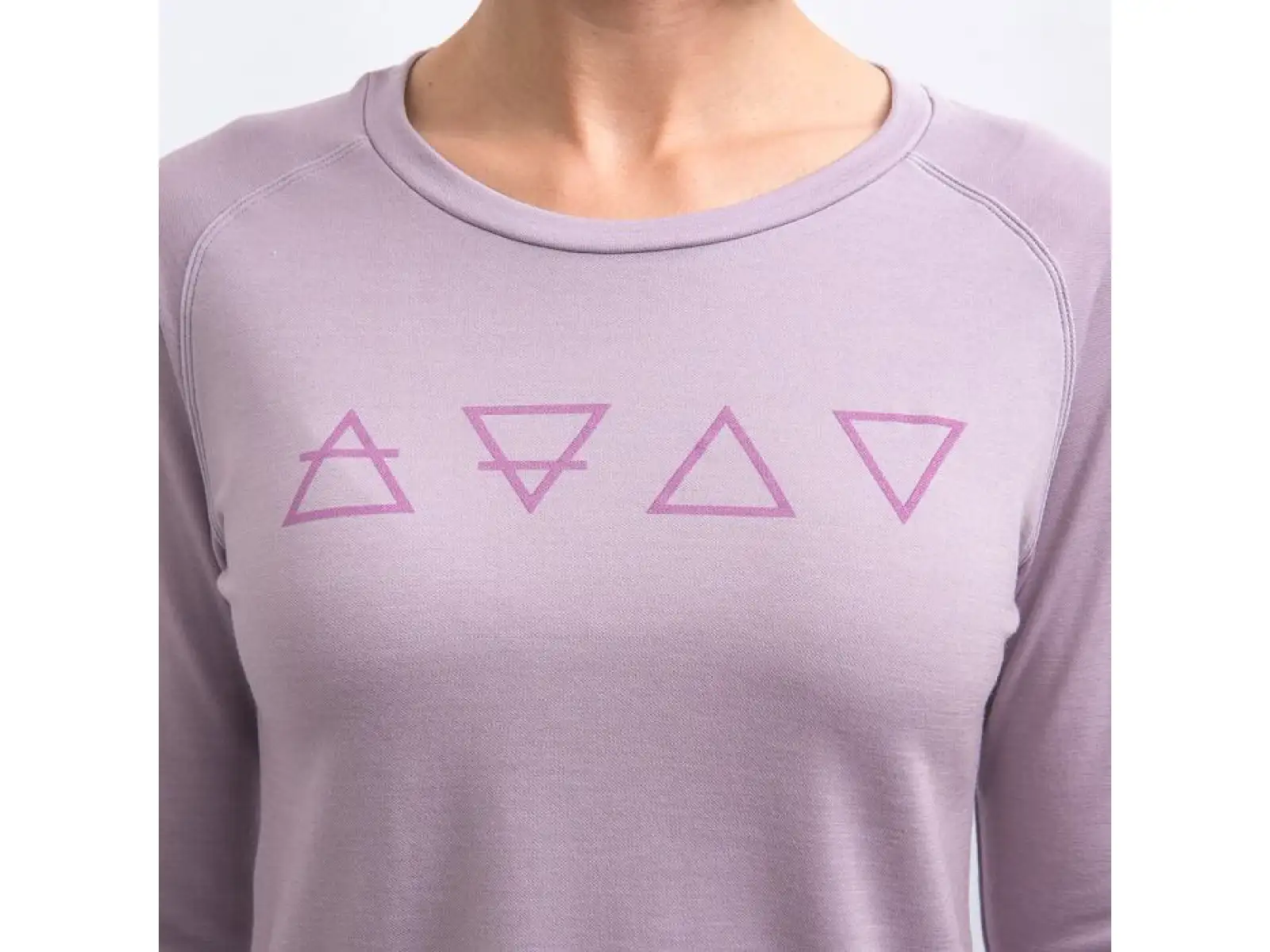 Sensor Merino Blend Elements damska koszulka długi rękaw Mystic Violet