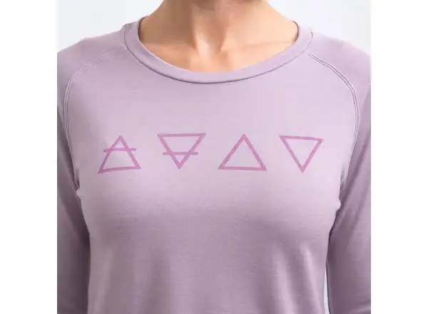 Sensor Merino Blend Elements damska koszulka długi rękaw Mystic Violet
