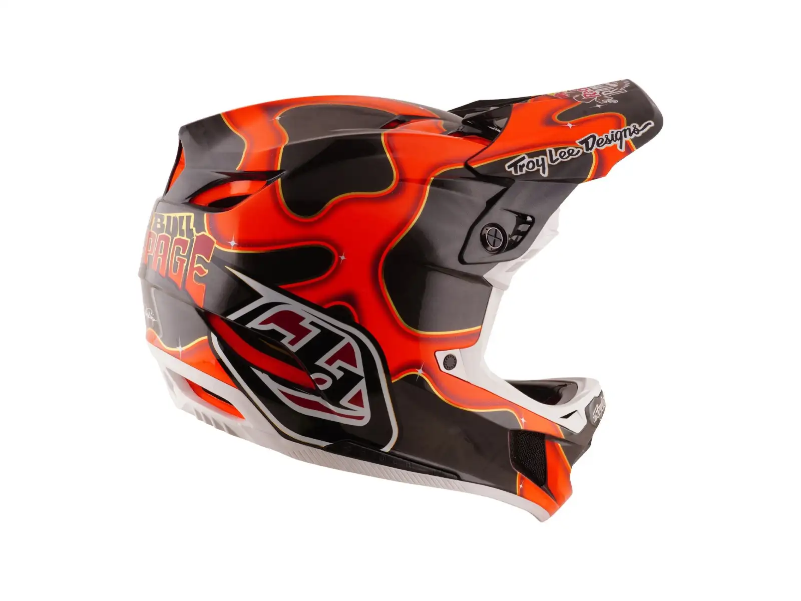 Troy Lee Designs D4 Carbon Red Bull Rampage kask Dreamland Black
