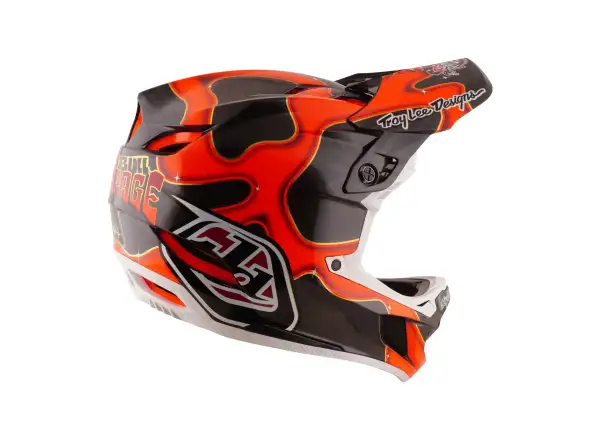 Troy Lee Designs D4 Carbon Red Bull Rampage kask Dreamland Black