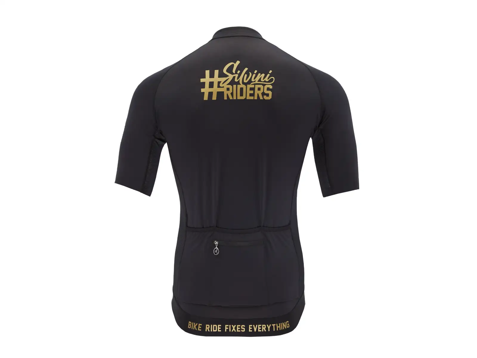 Silvini Mottolino męska koszulka z krótkim rękawem Black/Gold