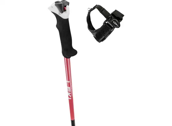Leki Stella S damskie kije narciarskie zjazdowe black-light rose-white