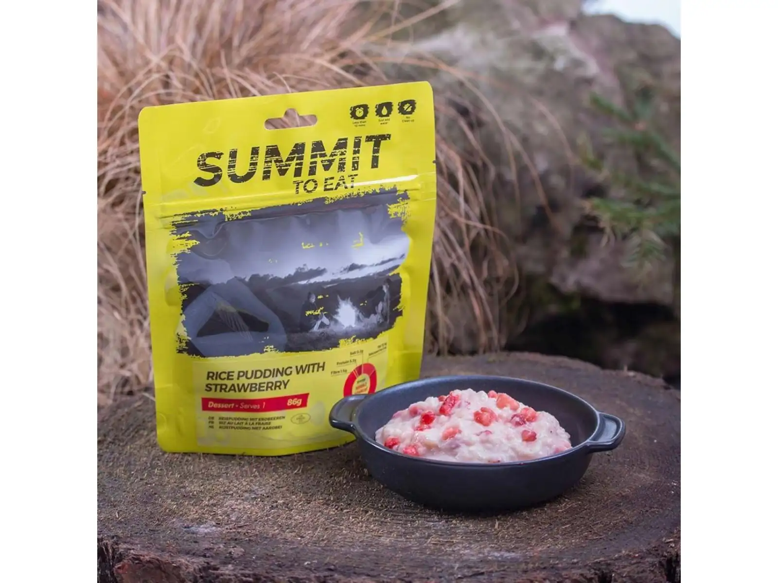 Summit To Eat liofilizowane jedzenie Ryżowy pudding z truskawkami 90 g