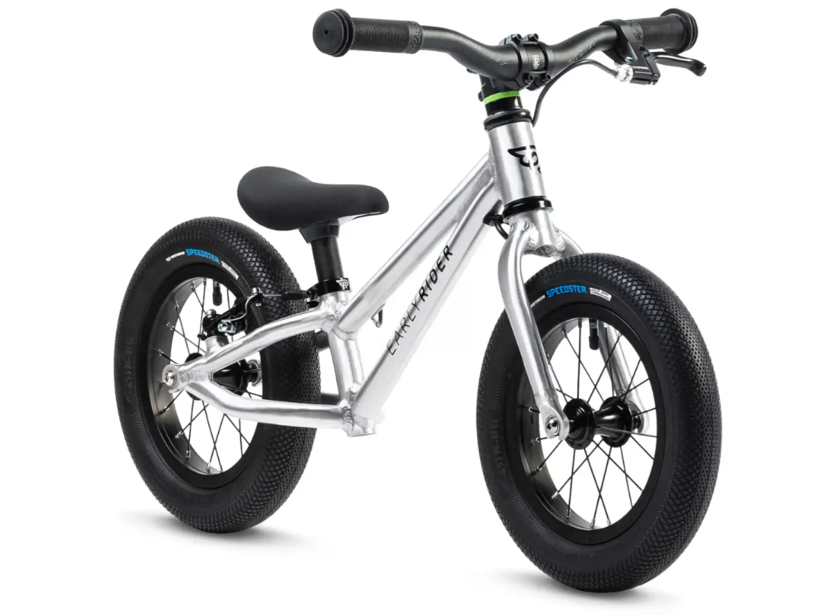 Early Rider Charger 12 rower dziecięcy z hamulcem Brushed Aluminium