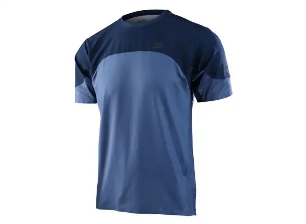Troy Lee Designs Drift męska koszulka z krótkim rękawem Blue Mirage
