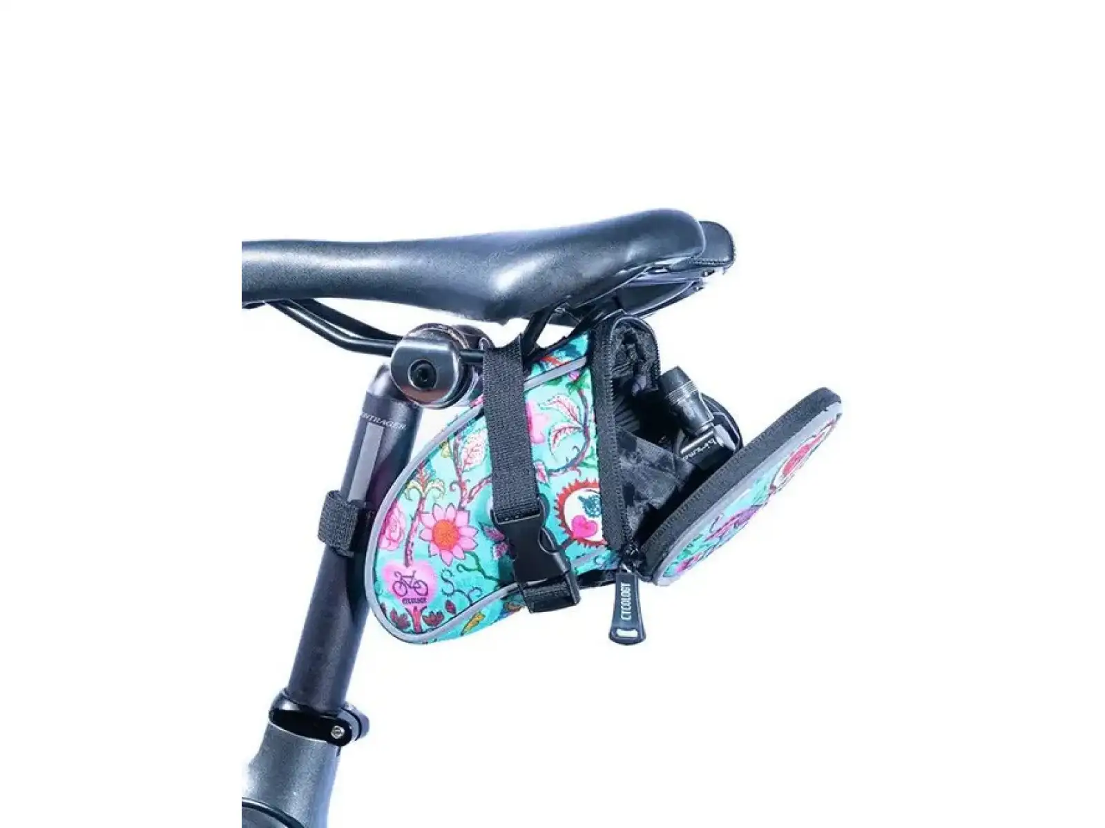 Cycology Secret Garden torba podsiodłowa niebieska