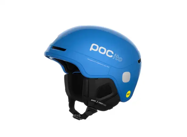 POC POCito Obex MIPS dziecięcy kask narciarski Fluorescent Blue