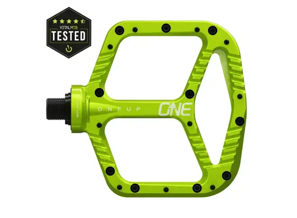 OneUP aluminiowe pedały zielone