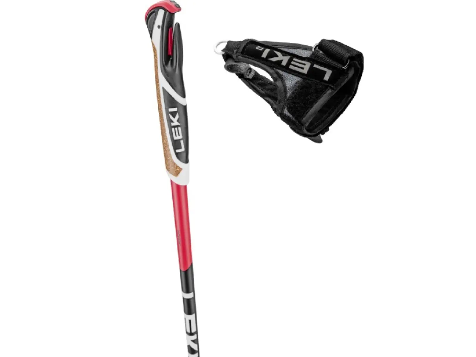 Leki CC 450 kijki biegowe black-cherryred-white