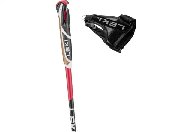 Leki CC 450 kijki biegowe black-cherryred-white