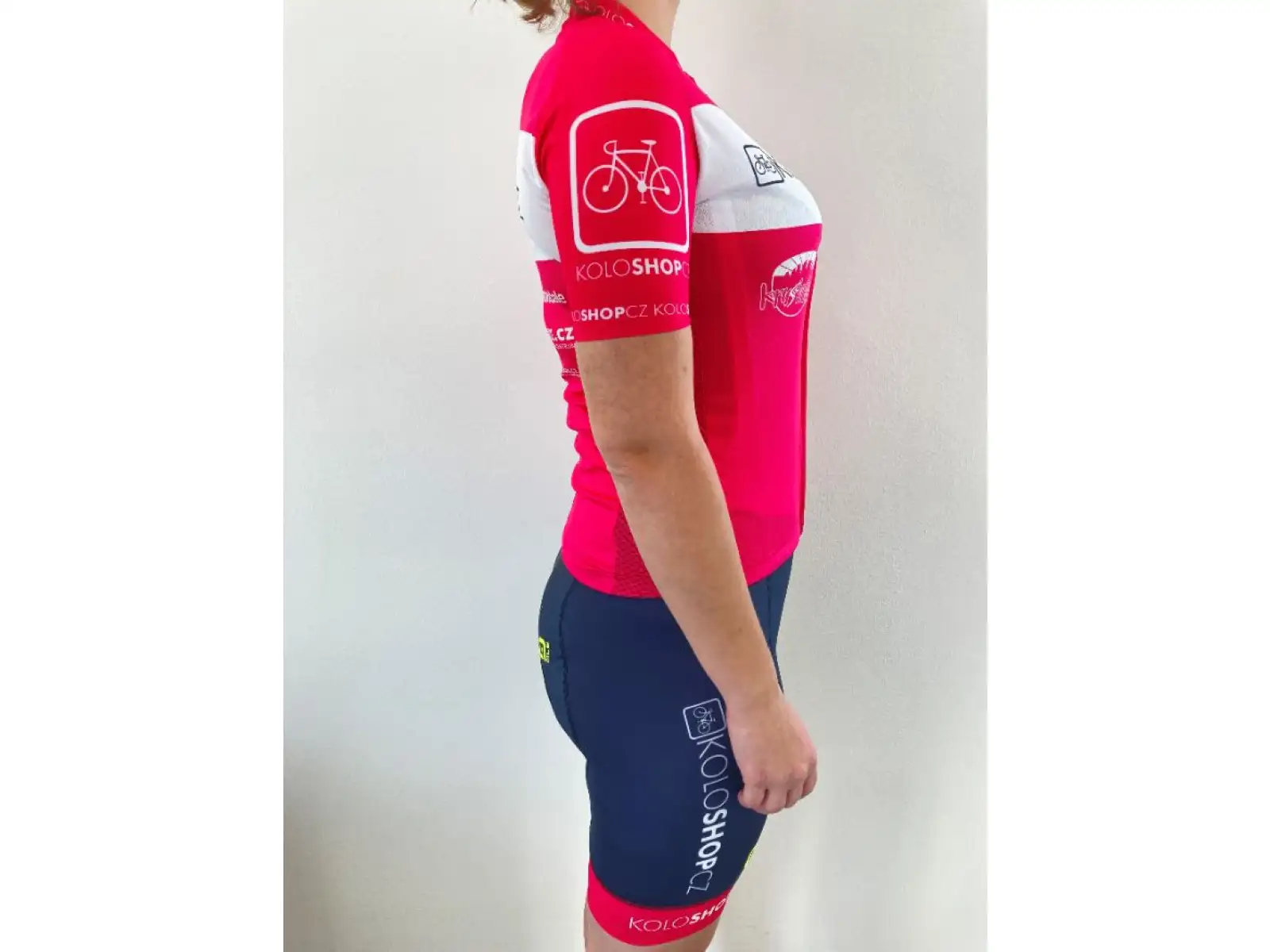 Alé Team Prime Koloshop LTD damski dres krótki rękaw pink/white