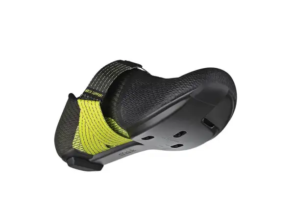 Fizik Vento Stabilita Carbon szosowe męskie buty Black/Yellow Fluo