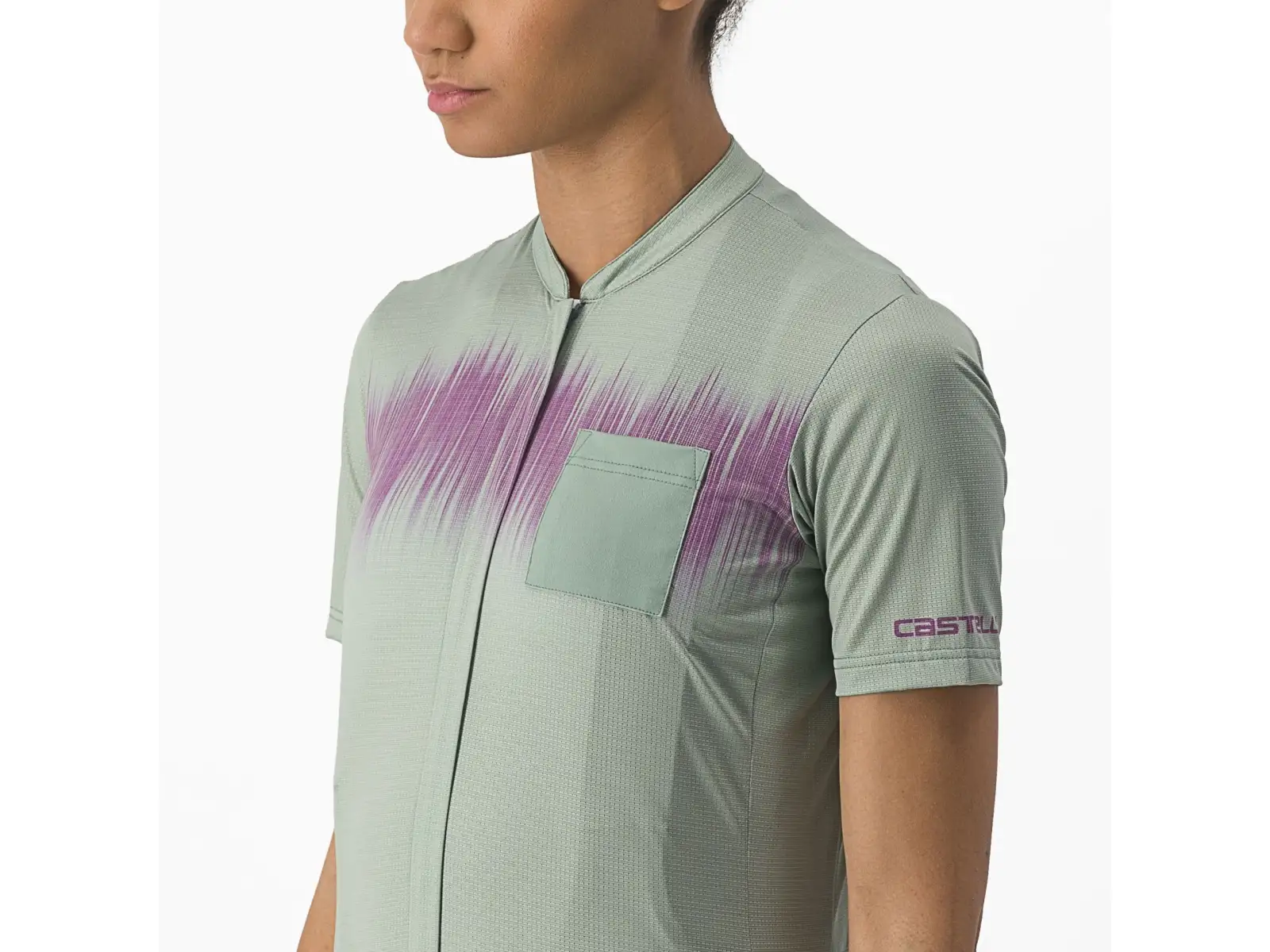 Castelli Unlimited Sentiero 2 damska koszulka z krótkim rękawem Defender Green