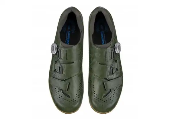 Shimano SH-RX600 Wide męskie gravelowe buty Olive