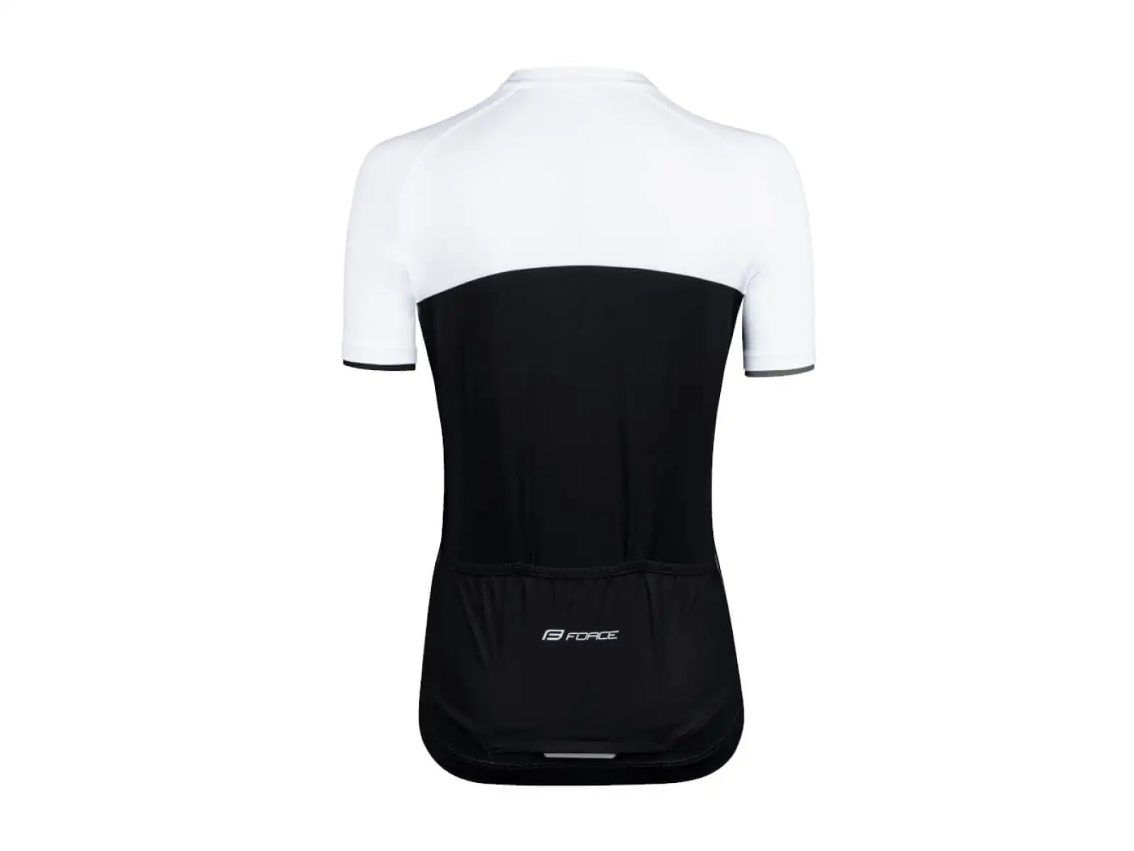 Force Art Lady damski jersey krótki rękaw czarna/biała