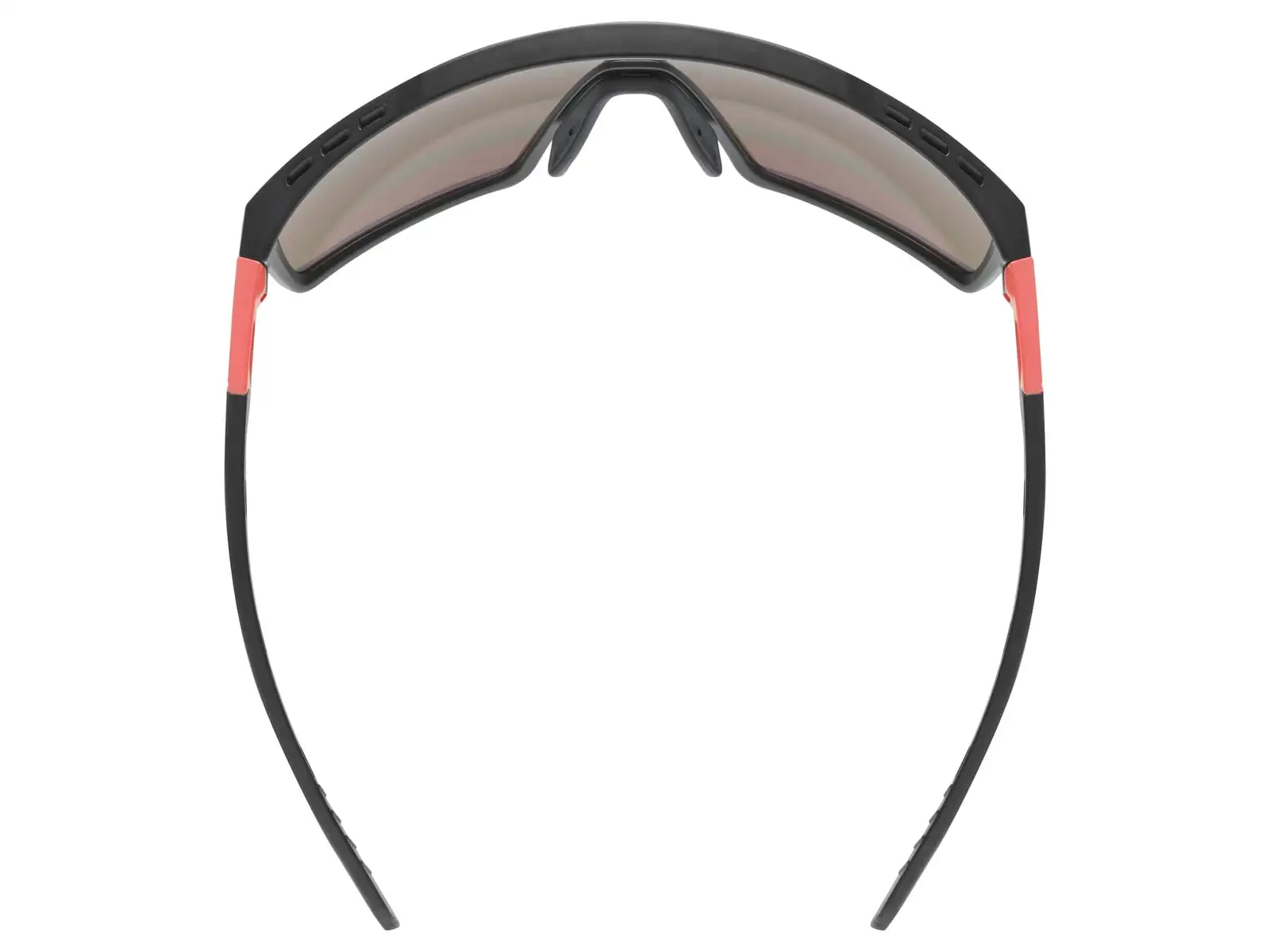Uvex MTN Perform okulary rowerowe Black Red M/Mirror Red
