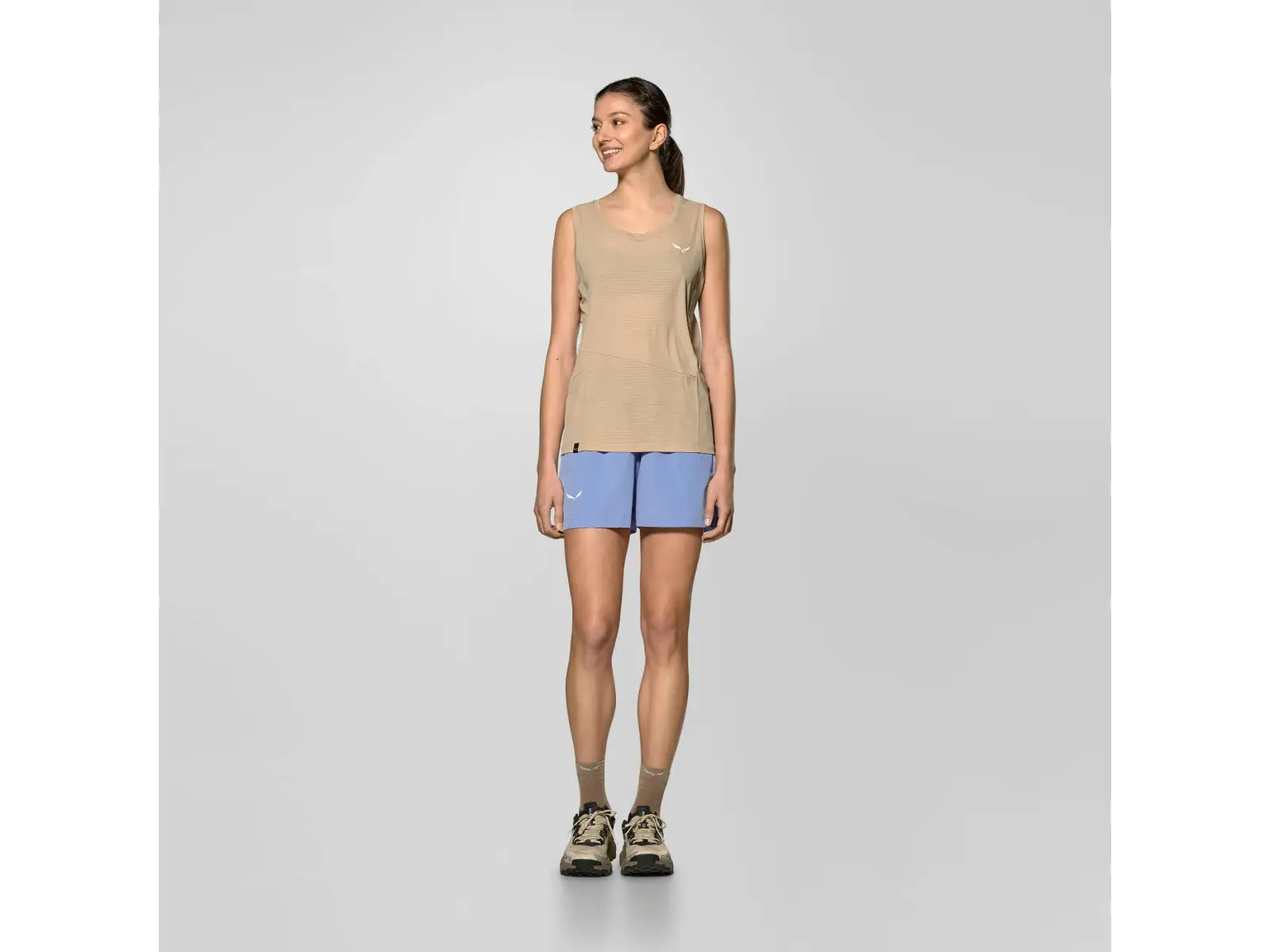 Salewa Pedroc Durastretch Light damskie spodenki Morning blue
