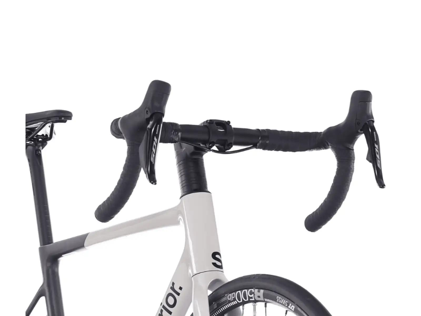 Superior RR 9.5 rower szosowy Matte Carbon / White