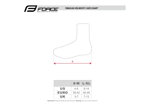 Force Speed Road ocieplacze na buty czarna