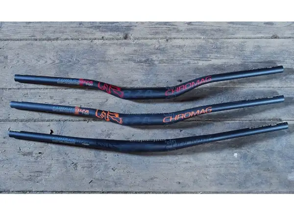 Chromag BZA MTB kierownica wznios 25 mm czarny/pomarańczowy