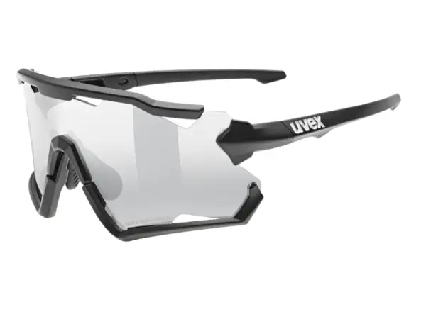 Uvex Sportstyle 228 Variomatic okulary rowerowe Black Mat/LTM. Silver