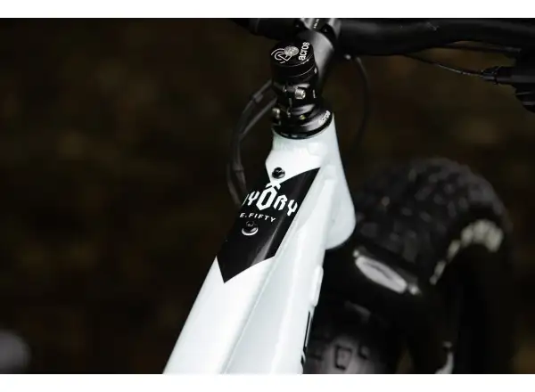 Rock Machine VYÖRY e50 S rower elektryczny typu fatbike Gloss White/Black WZÓR