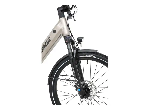 Apache Rio Grande 3 MX 720 Wh niskoramowy rower elektryczny Cappuccino