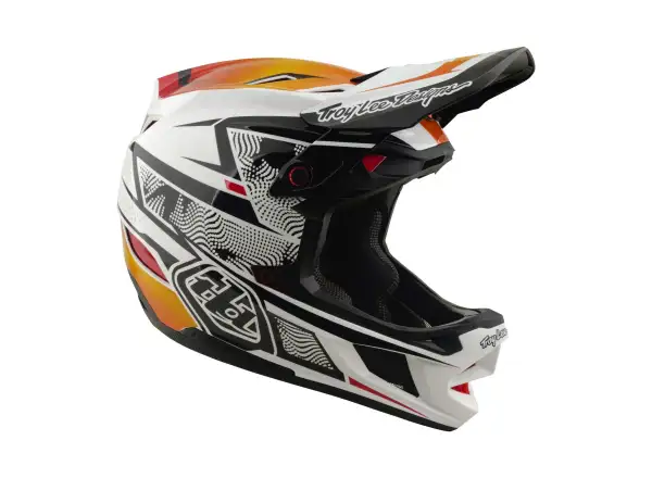 Troy Lee Designs D4 Composite MIPS kask Lined up White