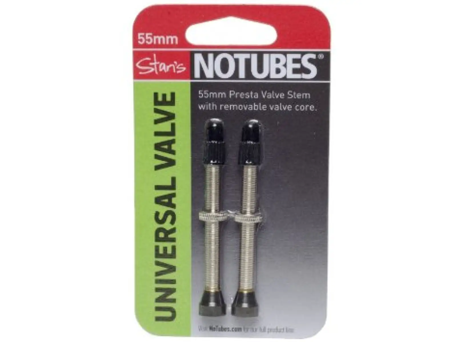 No Tubes Universal Tubeless wentyle 55mm - para