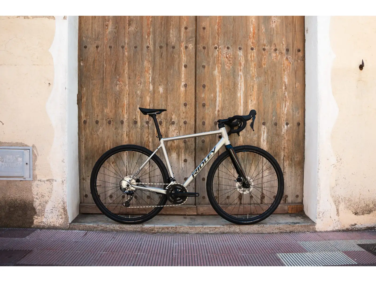 Ridley Grifn A GRX400 rower gravel Chain Silver Gray