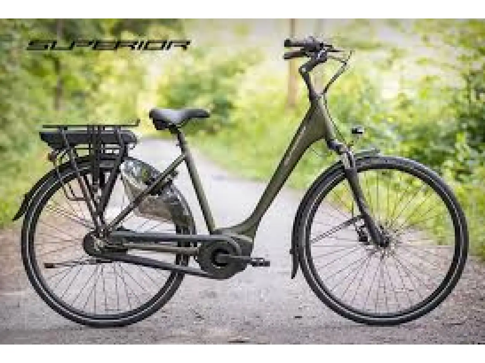 Superior SBC 200 miejski rower elektryczny Matte Dark Green
