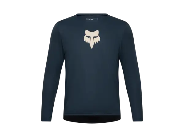 Fox Ranger Youth Head dziecięca koszulka rowerowa z długim rękawem Galaxy blue