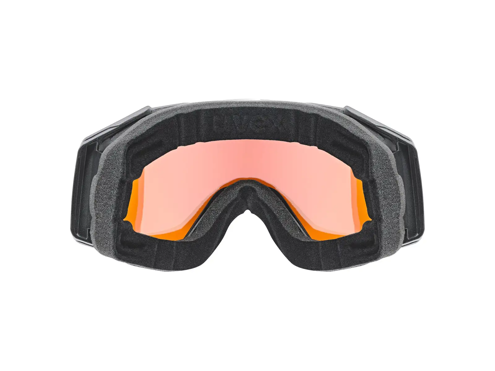 Uvex Gravity FM gogle narciarskie black matt/rainbow - żółty