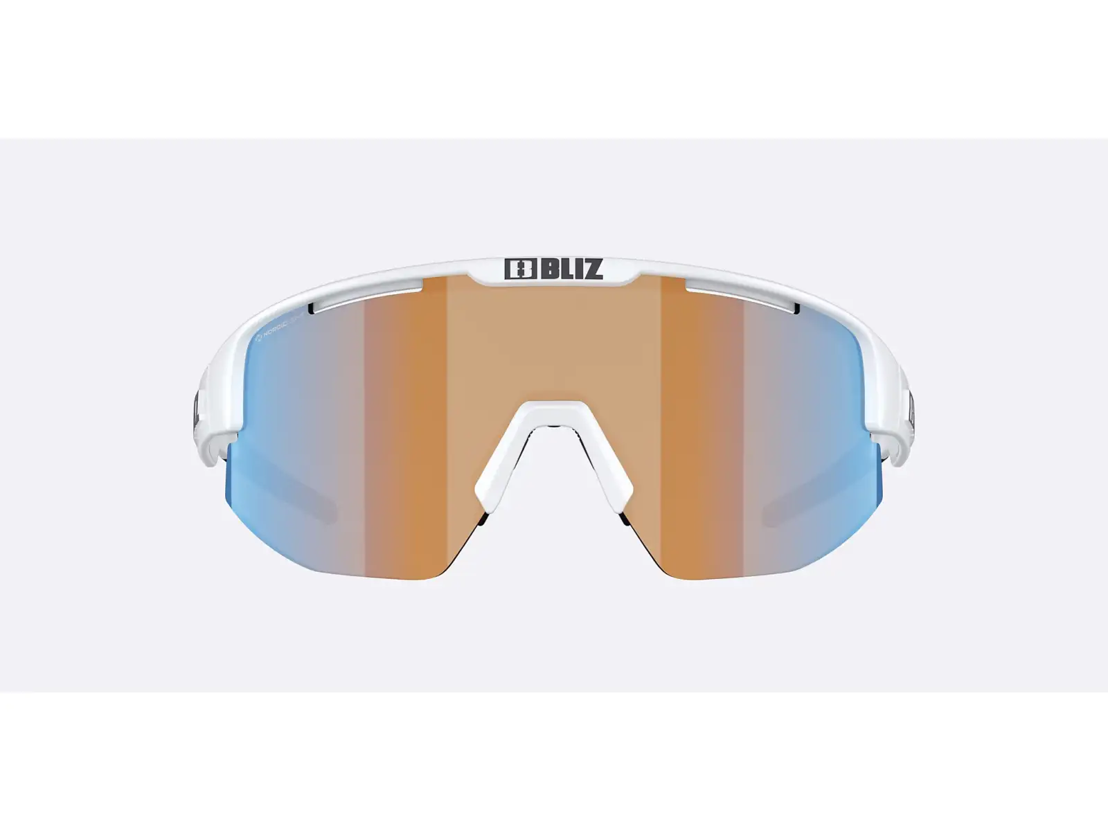 Bliz Matrix okulary przeciwsłoneczne Coral/Orange Mirror Blue
