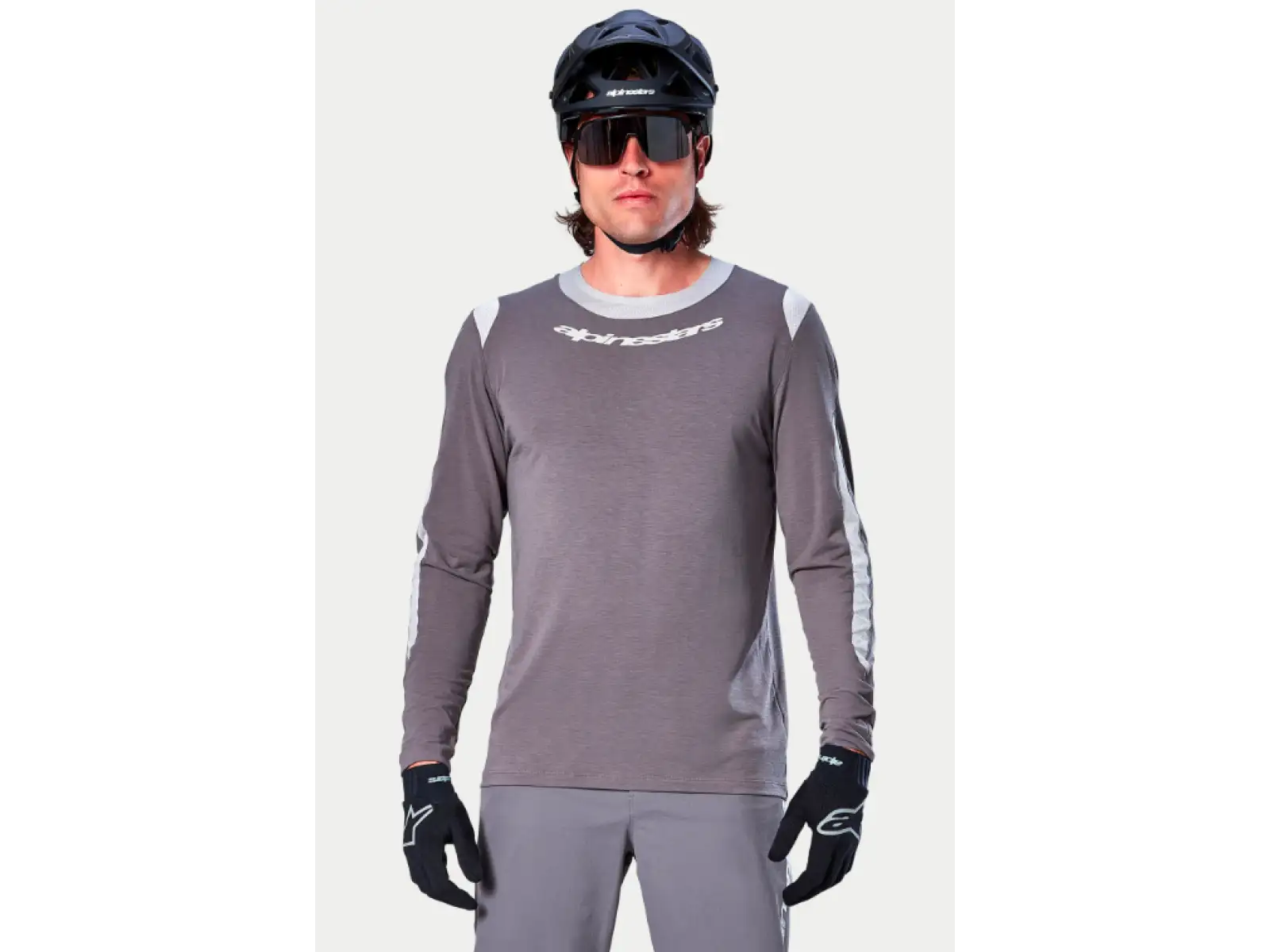 Alpinestars A-Dura Dri Wool męska koszulka z długim rękawem Dark Grey