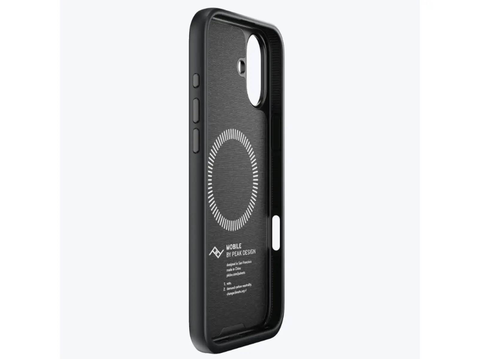 Peak Design Mobile Everyday Fabric Case iPhone 16 Plus etui na telefon Charcoal