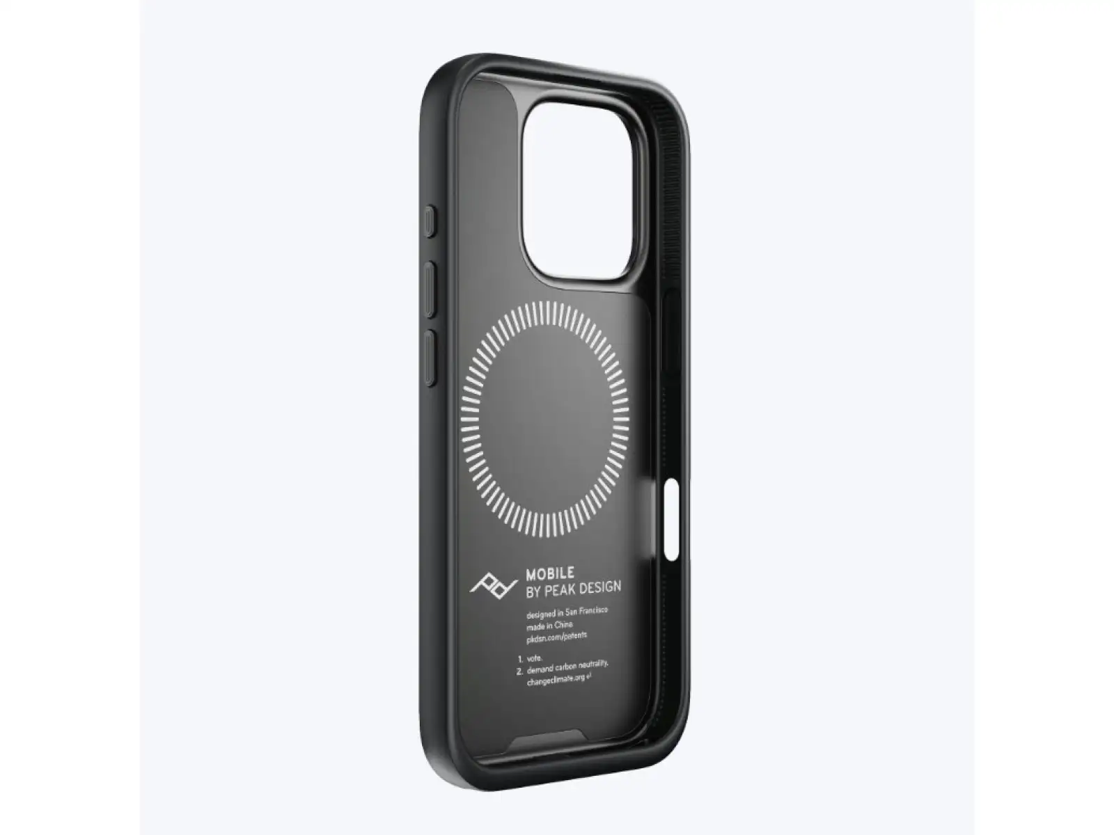 Peak Design Mobile Everyday Clarino Case iPhone 16 Pro pokrowiec na telefon Black