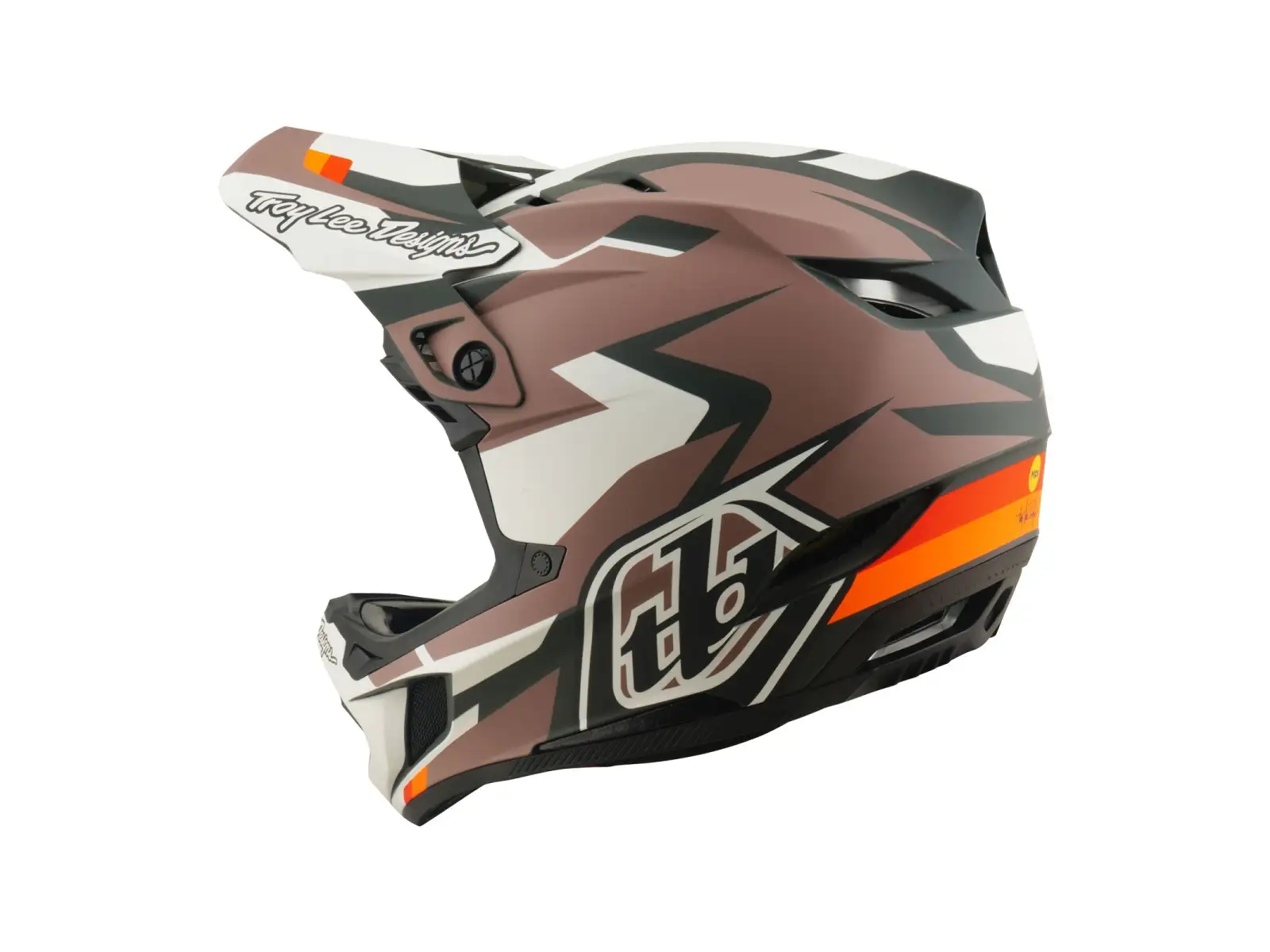 Troy Lee Designs D4 Polyacrylite MIPS kask Roamer Clay