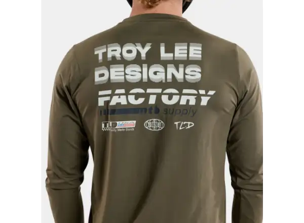 Troy Lee Designs Ruckus Ride Tee Factory męska koszulka z długim rękawem Caper