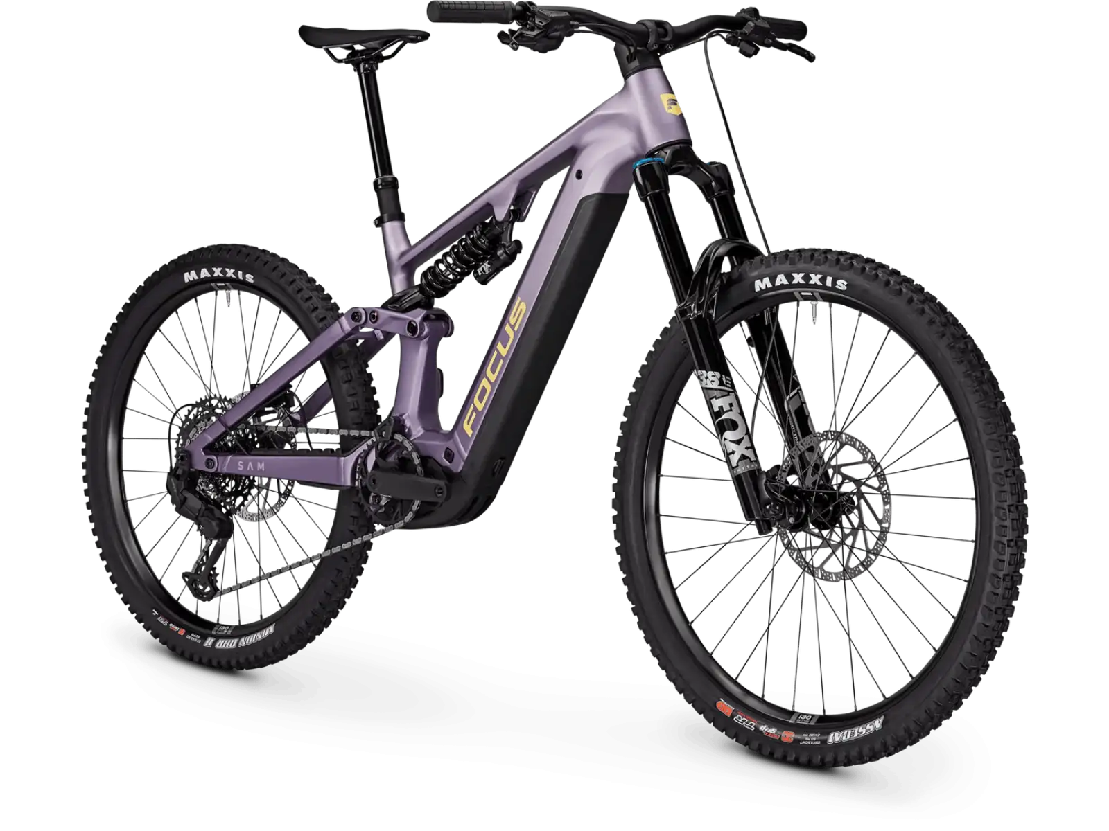 Focus SAM 8 800Wh w pełni amortyzowany rower elektryczny Lilac matt / Darklilac matt
