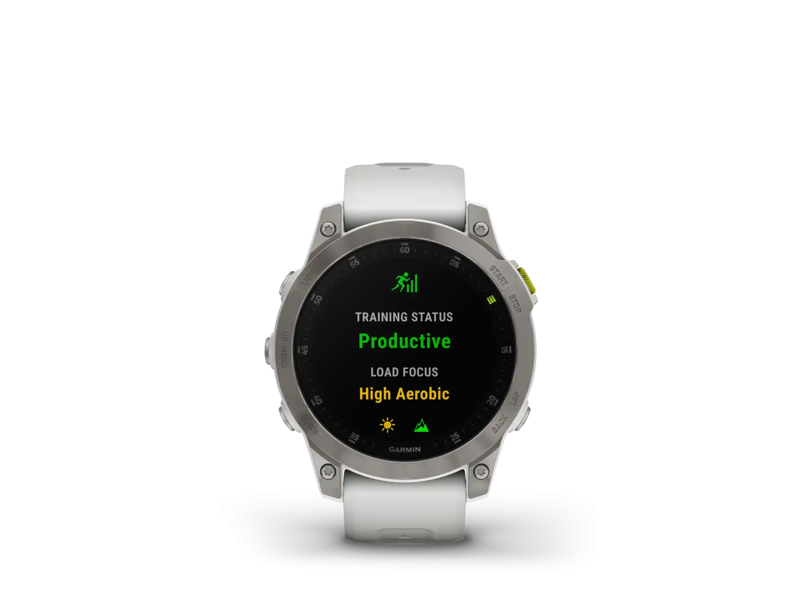 Garmin epix Gen 2 Sapphire Edition smart watch Titanium/White