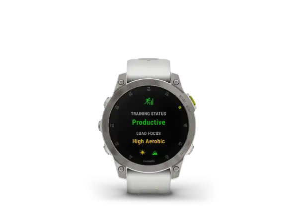 Garmin epix Gen 2 Sapphire Edition smart watch Titanium/White