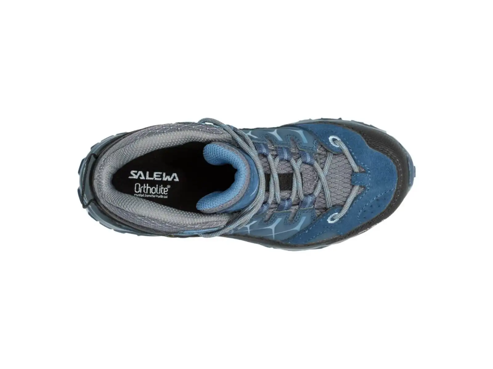Salewa Alp Trainer Mid GTX dziecięce buty outdoorowe Dark Denim Charcoal