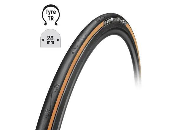 Tufo Comtura Prima TR 28-622 szosowa opona kevlar czarna-beżowa