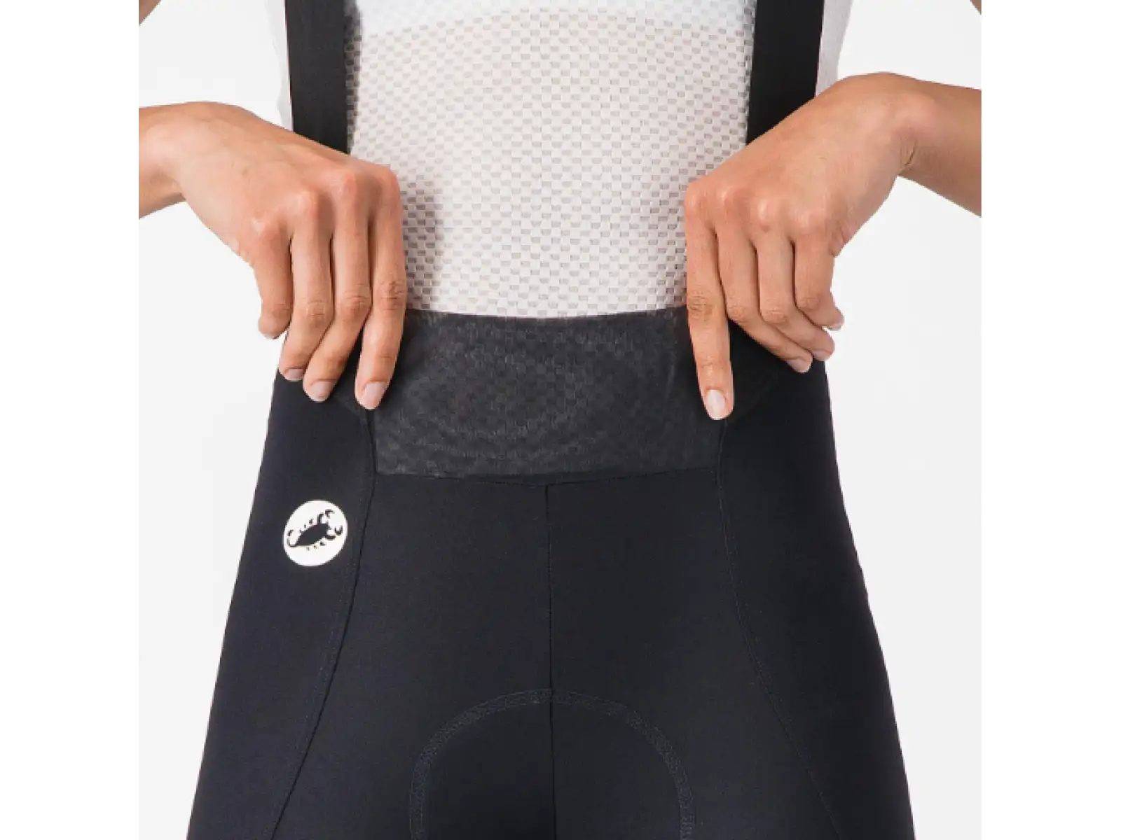 Castelli Espresso 2 W damskie spodenki z wkładką i szelkami Black