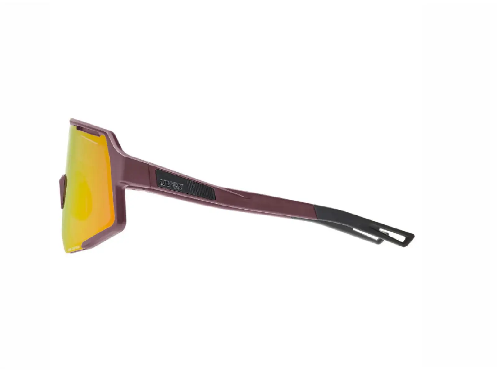 Uvex Sequenze CV okulary rowerowe Burgundy matt/Mirror Red