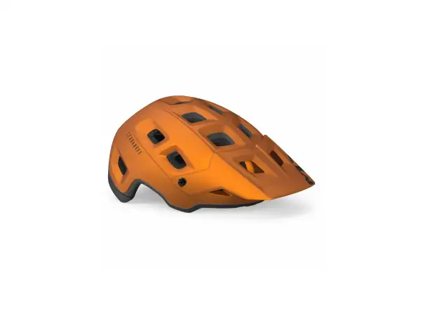 MET Terranova MIPS MTB kask orange titanium metaliczny